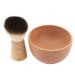 Premium Shaving Brush Set for Men - Wooden Synthetic Bristles for Smooth Lather | Lightweight & Portable - Buy Online on GoSupps.com