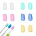 Landscape lights2k 10 pieces of toothbrush protection toothbrush head covers portable durable for electrical toothbrush and manual toothbrush (5 colors)