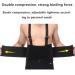 Adjustable Lumbar Back Brace Support Belt for Pain Relief & Recovery | Heavy Lifting Support - Black M - Buy Online on GoSupps.com