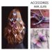 Colorful Chiffon Butterfly Hair Clips - Set of 20 | Non-Slip Organza Wings Ribbon Wrapped Alligator Barrettes for Women and Girls - Buy Online on GoSupps.com