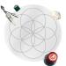 Runde pendulum board crystal kissage board-star acrylic desolate crystal energy decisory |Crystal Energy Divination Metaphysical Message Round Board for the living room