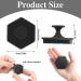 2 Pcs Men's Silicone Face Scrubber Exfoliator & Beard Brush - Black - Buy Online on GoSupps.com
