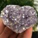 Natural Crystal Rough 1PC Lovely Rainbow Angel Aura Crazy Amethyst Clusters Natural Quartz Crystal Rough Stone for Gifts 70-100g