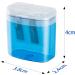 KIDMEN 12 PCS 2 Holes Small Manual Pencil Sharpener with Lid for Kids School Small Pencil Sharpener - Buy Online on GoSupps.com