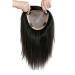 Susanki 100% real hair crown topper hair parts for women with thinner hair 15.2 x 17 cm silk-top hair attachments with clip 25.4 cm dark brown 25.4 cm (10 inches) dark brown