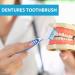 Denture Brushes 2 Pack - Portable Double-Sided Cleaning Brushes for Effective Denture Care - Buy Online on GoSupps.com
