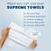 Clean Skin Club XL Supreme Towels | 100% Bio-Based Facial Towels - Gentle Peeling & Makeup Remover | 50 Pack - Buy Online on GoSupps.com