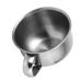 Premium Stainless Steel Razor Shell Shaving Cup Bowl for Men - 13x9x5 | Ideal for Cleaning Foam Tools - Buy Online on GoSupps.com