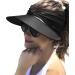 Women's UV Protection Sun Hat with Wide Brim - Ideal for Sports, Beach, Golf, and Hiking - Black - Buy Online on GoSupps.com