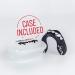 Slim Fit SAFEJAWZ Mouthguard with Case for Contact Sports | Adults & Juniors 12+ | Black Fangz - Buy Online on GoSupps.com