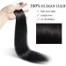 Buy SEGO TAPE Real Hair Extensions - 20 Tressen 50g Remy Hair 16 Natural Black #1B + 10 Free Tapes - International Shipping - Buy Online on GoSupps.com