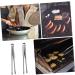 Alipis 6 Pcs Barbecue Tongs Tweezers Japanese Candy Outdoor Cookware Sugar Kitchen Clamp Pliers Portable 19X2X2CMx3pcs Silverx3pcs - Buy Online on GoSupps.com