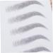 Housoutil 2pcs 3d Eyebrow Stickers Brow Transfer Stickers Eyebrow Stencils Eyebrow Trimming The Lazy 6d ze008 Black - Buy Online on GoSupps.com