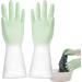 vzfit Rubber Gloves - Dishwashing Cleaning Gloves | Waterproof Household Cleaning Rubber Gloves for Kitchen Cleaning Dishes and Gardening - Buy Online on GoSupps.com