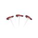 Red Convertible Classic Car Cupcake Topper Picks for Birthday Cake Decorations