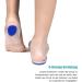 Takuza Heel Spur Inserts - Orthopedic Gel Insoles for Plantar Fasciitis Relief - 2 Pairs - Blue (L) - Buy Online on GoSupps.com