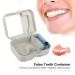 Prosthesis Box with Mirror - 1PC False Teeth Storage Case & Cleaner | Full Dental Appliance Container 13x10x4 cm - Buy Online on GoSupps.com