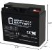 Mighty Max Battery 12V 18AH SLA - DJW12-18 Replacement for Global Shipping - Buy Online on GoSupps.com