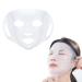 3D Silicone Face Mask Reusable Silicone Facial Mask Cover Moisturizing Facial Mask Cover Prevent Evaporation Masks Holder for Face Sheet Face Masks Skincare Face Tool(clear)
