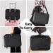 Cosmetics Pocket - 3 Layer Waterproof Makeup Organizer Bag | Portable Artist Travel Case with Adjustable Dividers - 13.4m Black - Buy Online on GoSupps.com
