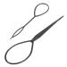 LQNB Topsy Tail Hair Twister Styler - 2 Pcs Hair Styling Aid for Perfect Loops - Black Hairstyle Tool - Buy Online on GoSupps.com