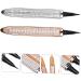 VINTORKY 2pcs Diamond Eyeliner Liquid Eye Liner Eyeliner Liquid Pen Lash Accessories Rose Gold Plated Assorted Color - Buy Online on GoSupps.com