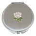 Yorkshire White Rose Compact Mirror Handbag Gift With Free Engraving 493