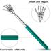Shanfeilu Telescopic Back Scratcher & Hand Massager - 2-Piece Portable Metal Claw for Itching Relief | Ideal for Travel & Home Use - Buy Online on GoSupps.com