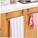 Alipis 3 Pcs Cabinet Door Hook Swivel Towel Rack Metal Over Cabinet Towel Bar Storage Rack Kitchen Shelf Silverx3pcs 36X5cmx3pcs - Buy Online on GoSupps.com