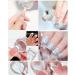Biutee Nail Art Stamper with Scraper | Double Head Silicone Transparent Stamp for French Smile Lines - Perfect Nail Art Tools - Buy Online on GoSupps.com