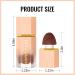 Erinde Liquid Contour Cream Stick with Sponge Tip - Dark Brown | Natural Bronze for Long-lasting Face Contouring | Lightweight & Smooth Formula - Buy Online on GoSupps.com
