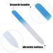 6 PCS Professional Beauty Glass Nail Files for Smooth Manicure & Pedicure | Double Sided Fingernail File with Protective Case - Buy Online on GoSupps.com