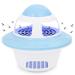 New Indoor Mosquito Killer Small Insect Trap Bug Zapper Bedroom Flying Bugs Trap Safety for Babies and Pregnant Women Blue
