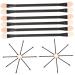 DOITOOL Eyeshadow Makeup Applicator 30pcs Disposable Eye Shadow Stick Miss Accessories Sponge Eyeshadow Sponge Brush