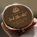 Blue Leaves Funny Makeup Mirror - Luck This Sht - Rose Gold Gift for Women | Birthday, Mother's Day, Retirement, Divorce - Buy Online on GoSupps.com