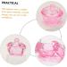 FRCOLOR 8 Pcs Pink Plates Nail Cleaner Drill Bits for Nails Nail Dappen Dish Dappen Bowl Nail Organizers and Storage for Nail Tech Monomer Dish with Lid Vegetable Bowl Glass With Cover 4.2x4.2cmx4pcs Pinkx4pcs - Buy Online on GoSupps.com