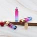 Rowiz 10pcs Essential Oils Roll on Bottles 10ml Refillable Empty Glass Rollerball Bottles with Golden Cap Perfect for Homemade Perfume Fragrance Aromatherapy Oils Rose Blue Gradient - Buy Online on GoSupps.com