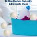 6Pcs Wool Dryer Balls- Premium Natural - Made with Wool That Replaces Dryer Sheets - Lint Remover 7cm - Buy Online on GoSupps.com