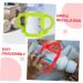 ibasenice 4 Pcs Silicone Bottle Handle Newborn Bottle Handle Bottle Grip Milk Bottle Handles Bottle Handles Milk Bottle Accessories Wide Mouth 13.00X7.00X6.50CMx2pcs Assorted Colorx2pcs - Buy Online on GoSupps.com