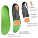 Plantar Fasciitis Arch Supports - Shock-Absorbing Gel Insoles for Comfort Shoes - Green, Men's(9-10.5) Women's(10-11.5) - Buy Online on GoSupps.com