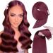 YDDM TAPE in Extensions Real Hair 20Pcs 55cm 50g Burgundrot Invisible Tape Extensions Tape Expape Extensions Real Hair Taefto Skin Weft Hair Extension (22 inch 99J#) 99J# 22inch (55cm) -20PC