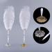 Quill Pen - Ostrich Feather Wedding Signing Pen with Metal Holder | Gold & Silver Options Available - Buy Online on GoSupps.com