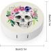 Bagea-Ka Sugar Skull Day of The Dead Contact Lens Case Kit | Eye Care Box with Mirror Tweezers & Solution for Travel & Home - Buy Online on GoSupps.com