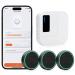 Daytee Daytech Katzlingel/dog door bell on cell phone wifi tuya smart litter bell touch waterproof doorbells for pets on the outside for pale training and communication 1 black 3