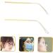 Metal Glasses Replacement Hinge & Ear Handle | Combined Brilliant Parts | Sunglasses Repair Accessories 13.80x0.40cm - Buy Online on GoSupps.com