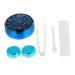 JECOMPRIS Accessories Contact Lens Case Eyes The Solution Travel Abs Storage Organizer Blue 7.5x3cm