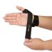 Domaste Ultra Thin Wrist Brace - Adjustable Carpal Tunnel Support for Men and Women, Lightweight and Breathable - Black/Right/One Size - Buy Online on GoSupps.com