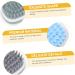 Beaupretty 15-Stk Shampoo Brush - Silicone Body Peeling & Scalp Cleaning Brush for Babies Kids & Adults | Bathing Massage Device - Buy Online on GoSupps.com