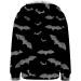 Halloween Costumes Printed Hooded Pull Out Zipper Pocket Jacket Oversized Single Breasted Coat Medium Black - Buy Online on GoSupps.com