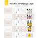 BURANO Liner Holographic Gel Nail Polish UV LED Reflective Glitter Painted Gel Silver Metallic Gel Nail Build in Thin Nail Brush Chrome Gel Curing Required 8ml (silver) LX0 - Buy Online on GoSupps.com